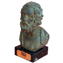 Load image into Gallery viewer, Homer small bust figurine on marble base - Epic Poet - Iliad - Odyssey - Omiros