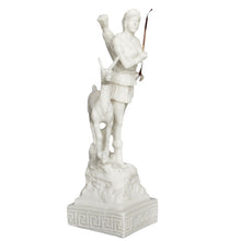 Load image into Gallery viewer, Artemis Goddess of Hunt Alabaster Small Statue - Diana Mistress of Animals