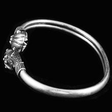 Load image into Gallery viewer, Minoan Snakes Silver Bracelet - Ancient Crete Greece