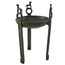 Load image into Gallery viewer, Bronze small Tripod with Horses - Homer Winner Prize - God Apollo Delphi Oracle