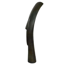 Load image into Gallery viewer, Cycladic Bronze Long Head statue sculpture - Ancient Abstract Art - Simplicity