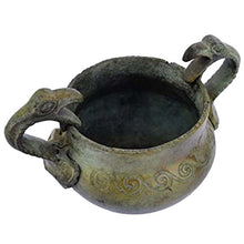 Load image into Gallery viewer, Bronze Kantharus Vase with Griffin Design - Legendary Mythical Creature