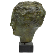 Load image into Gallery viewer, Hygieia Bronze Head - Goddess of Health Healing and Weelbeing - Athens Museum