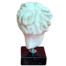 Load image into Gallery viewer, Hygieia small head on marble base - Goddess of Health Healing - Apollo daughter