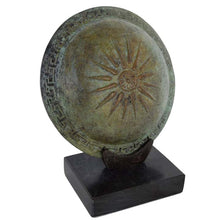 Load image into Gallery viewer, Bronze mini shield - Star of Vergina Design - Alexander the Great - Macedonia