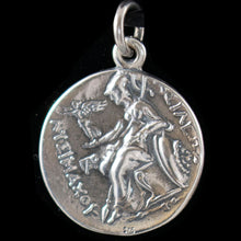 Load image into Gallery viewer, Alexander The Great Silver Coin Large Pendant - Macedonia Vergina King Lysimachos