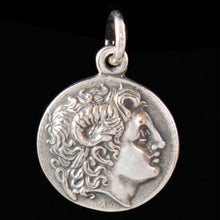 Load image into Gallery viewer, Alexander The Great - Lysimachos Silver Coin Small Pendant - Macedonia King