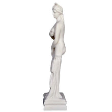 Load image into Gallery viewer, Kore Alabaster statue Sculpture - Ancient Greek Maiden Korai