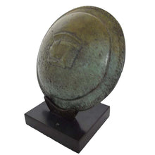 Load image into Gallery viewer, Bronze mini shield with Wild Boar and Greek Meander Design