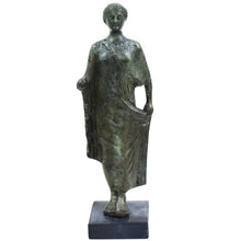 Load image into Gallery viewer, Kore Ancient Greek Women Bronze figurine sculpture Maiden Korai - Museum Replica