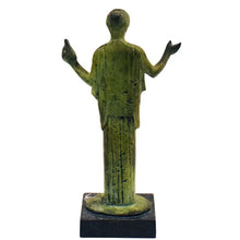Load image into Gallery viewer, Kore with Pigeon - Ancient Greek Women Bronze statue sculpture - Maiden Korai