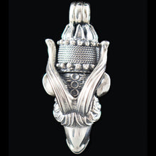 Load image into Gallery viewer, Sterling Silver X-Large Pendant Capricorn Head - Ancient Greece
