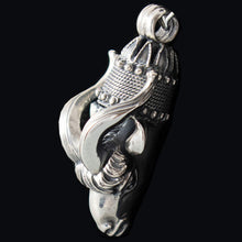 Load image into Gallery viewer, Sterling Silver X-Large Pendant Capricorn Head - Ancient Greece