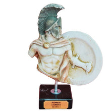 Load image into Gallery viewer, Leonidas small figurine on marble base - King of the Spartans Ultimate Warriors