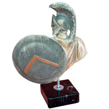 Load image into Gallery viewer, Leonidas small figurine on marble base - King of the Spartans Ultimate Warriors