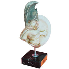 Load image into Gallery viewer, Leonidas small figurine on marble base - King of the Spartans Ultimate Warriors