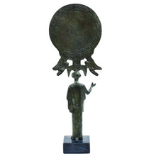 Load image into Gallery viewer, Bronze Mirror Aphrodite and Eros figurine sculpture - Museum Replica