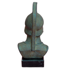 Load image into Gallery viewer, Leonidas small head bust on marble base - King of the Spartans Ultimate Warrior