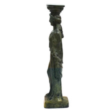 Load image into Gallery viewer, Caryatid bronze statue sculpture - Ancient Greek Architectural column Acropolis