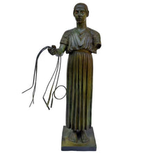 Load image into Gallery viewer, Charioteer of Delphi bronze statue sculpture - Delphi museum replica - Heniokhos large size 70 cm height