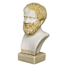 Load image into Gallery viewer, Aristotle Alabaster aged bust - Father of Western Philosophy - Aristotelis