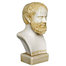 Load image into Gallery viewer, Aristotle Alabaster aged bust - Father of Western Philosophy - Aristotelis