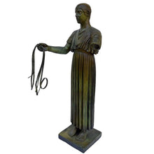 Load image into Gallery viewer, Charioteer of Delphi bronze statue sculpture - Delphi museum replica - Heniokhos large size 70 cm height