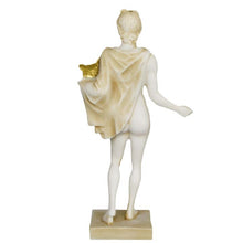 Load image into Gallery viewer, Apollo Alabaster aged sculpture - God of Arts Music Poetry Sun and Light Prophecy