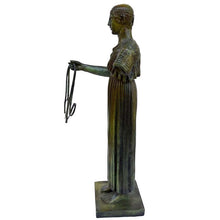 Load image into Gallery viewer, Charioteer of Delphi bronze statue sculpture - Delphi museum replica - Heniokhos large size 70 cm height