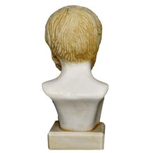 Load image into Gallery viewer, Aristotle Alabaster aged bust - Father of Western Philosophy - Aristotelis