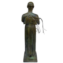 Load image into Gallery viewer, Charioteer of Delphi bronze statue sculpture - Delphi museum replica - Heniokhos large size 70 cm height