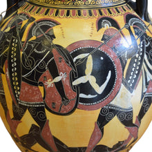 Load image into Gallery viewer, Achilles Hector Menelaos Paris - Trojan War Theme - Amphora Vase