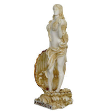 Load image into Gallery viewer, Aphrodite Alabaster aged statue - Goddess Of Love Beauty Fertility Procreation