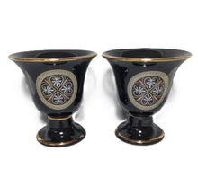 Load image into Gallery viewer, Griffin and Helmet Design Pythagorean 2 cups high quality set Pythagoras black