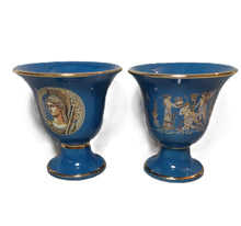 Load image into Gallery viewer, Goddess Athena and Parthenon Design 2 cup set Pythagorean Cup color petrol