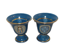 Load image into Gallery viewer, Medusa and Helmet Design Pythagorean 2 cups high quality set Pythagoras color petrol