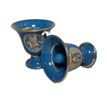 Load image into Gallery viewer, Pegasus and Helmet Design Pythagorean 2 cups high quality set Pythagoras color petrol