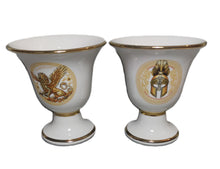 Load image into Gallery viewer, Griffin and Helmet Design Pythagorean 2 cups high quality set Pythagoras white
