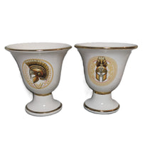 Load image into Gallery viewer, Spartan Helmet Design Pythagorean 2 cups high quality white set
