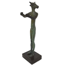 Load image into Gallery viewer, Minotaur Bronze statue - Mythical Creature - Minoan Labyrinth - Theseus