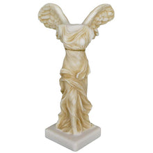 Load image into Gallery viewer, Nike of Samothrace Alabaster aged sculpture - Winged Victory - Louvre Museum