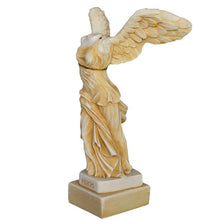 Load image into Gallery viewer, Nike of Samothrace Alabaster aged small sculpture - Winged Victory Louvre Museum