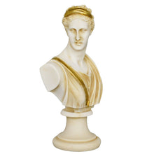 Load image into Gallery viewer, Artemis Goddess of Hunt small Aged Bust - Diana the Protector of Girls