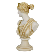 Load image into Gallery viewer, Artemis Goddess of Hunt small Aged Bust - Diana the Protector of Girls