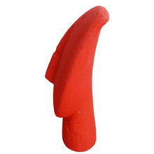 Load image into Gallery viewer, Cycladic Head Red figurine with scar - Casting stone Ancient Modern Abstract Art
