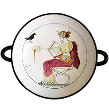 Load image into Gallery viewer, Apollo Black Bird small Kylix - Attic Period - Delphi Museum Replica