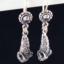 Load image into Gallery viewer, Ram's Head Silver Earrings - Nobility - Ancient Greece