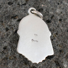 Load image into Gallery viewer, Ancient Greek Theater Silver Comedy Mask Silver Pendant