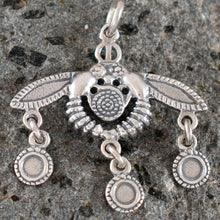 Load image into Gallery viewer, Malia Bees Silver Pendant - High Quality Item