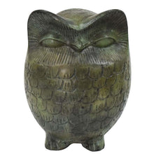 Load image into Gallery viewer, Owl of Wisdom Bronze statue sculpture - Goddess Athena symbol - Athens